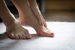 Schmerzende Fußsohle